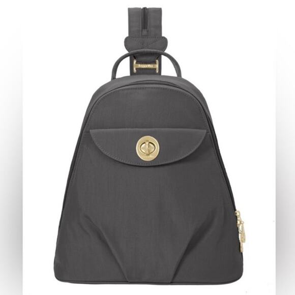 Baggallini Dallas Convertible Backpack - Gray - Picture 1 of 9